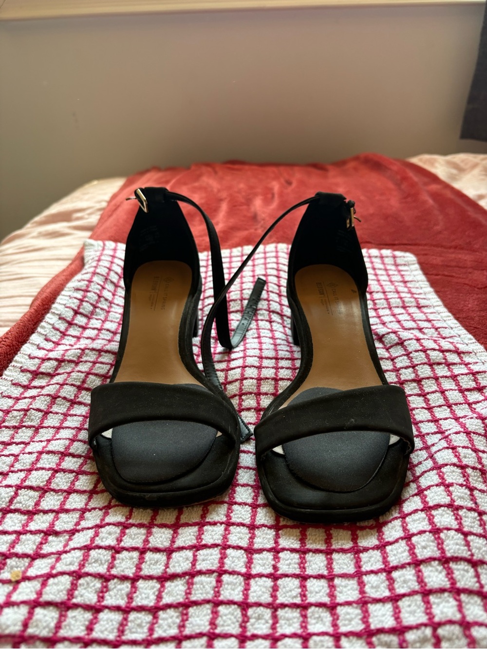 Black Strappy Heels